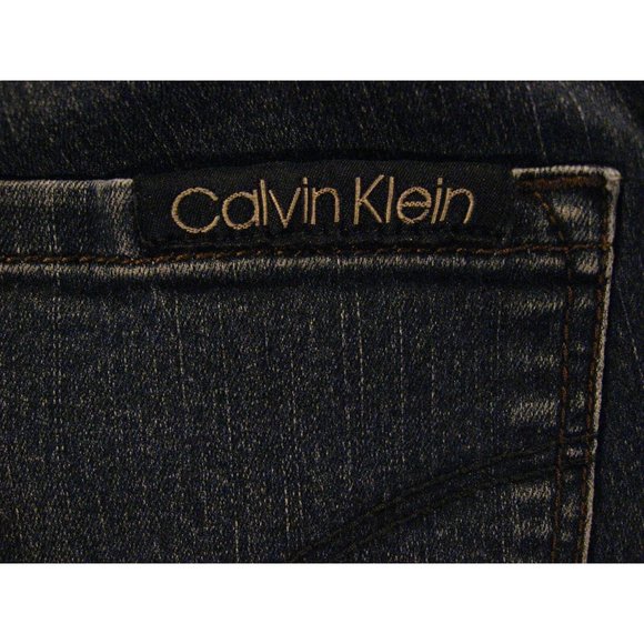 CALVIN KLEIN CUTOFF JEAN SHORTS Cut Off W 34 Denim Blue Hot Pants - Picture 6 of 9